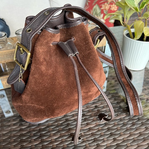 Berkeley Drawstring in Mahogany Vintage Coach #9012 - Picture 6 of 12